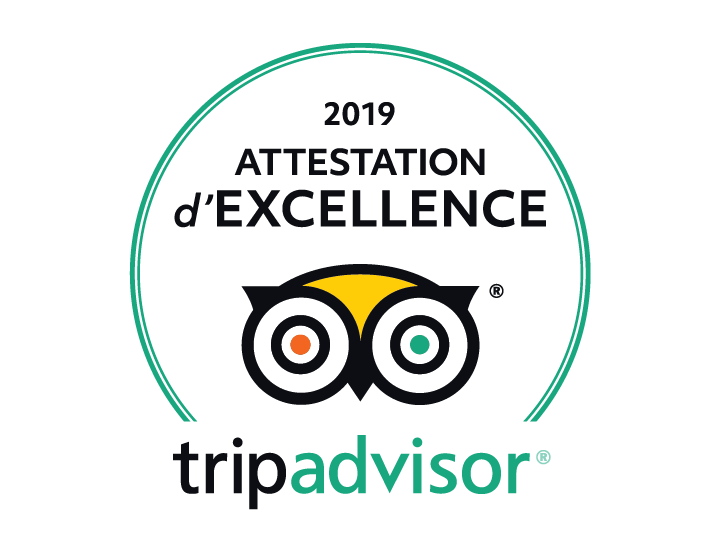 logo TripAdvisor Attestation d'excellence 2019
