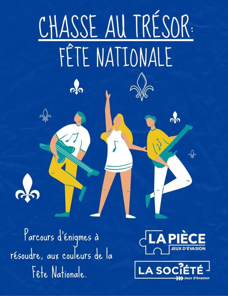 Affiche du jeu : Chasse au trésor - Fête Nationale